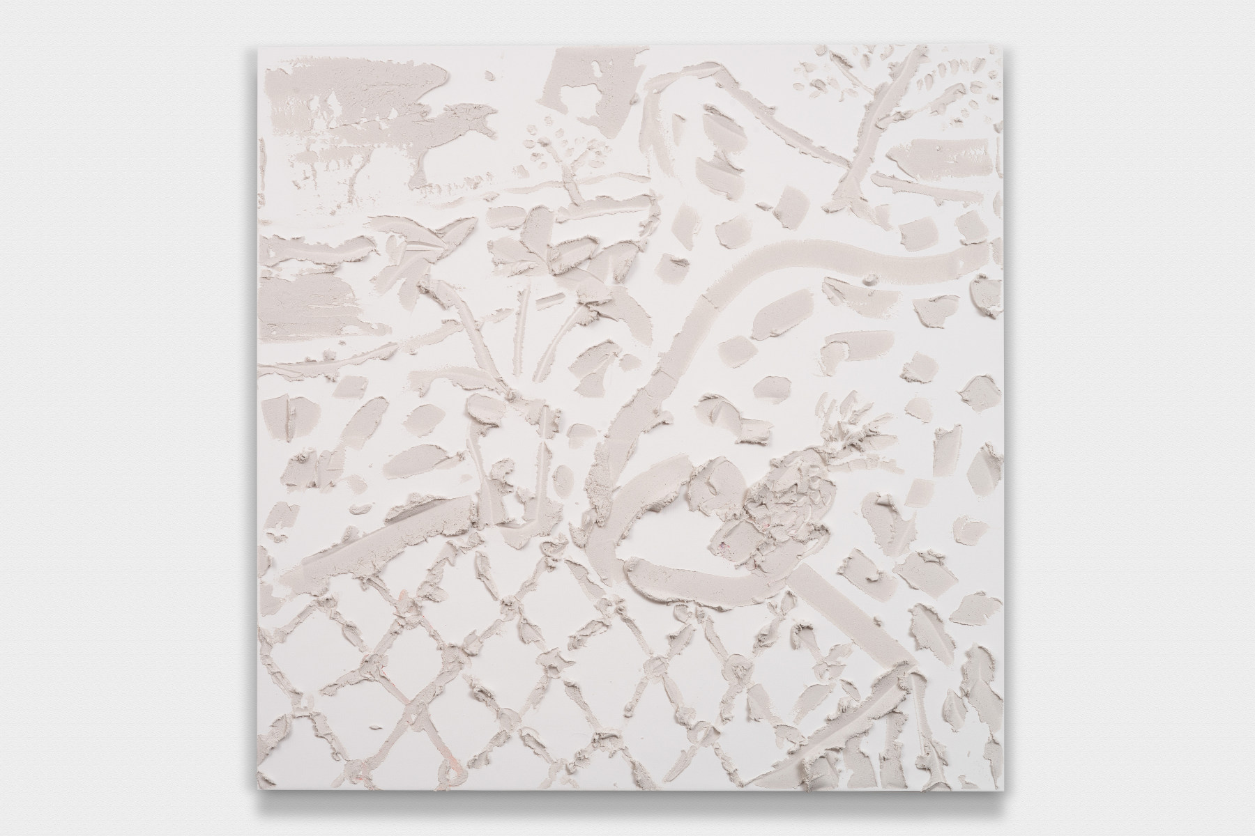 Cement Patio With Landscape Road