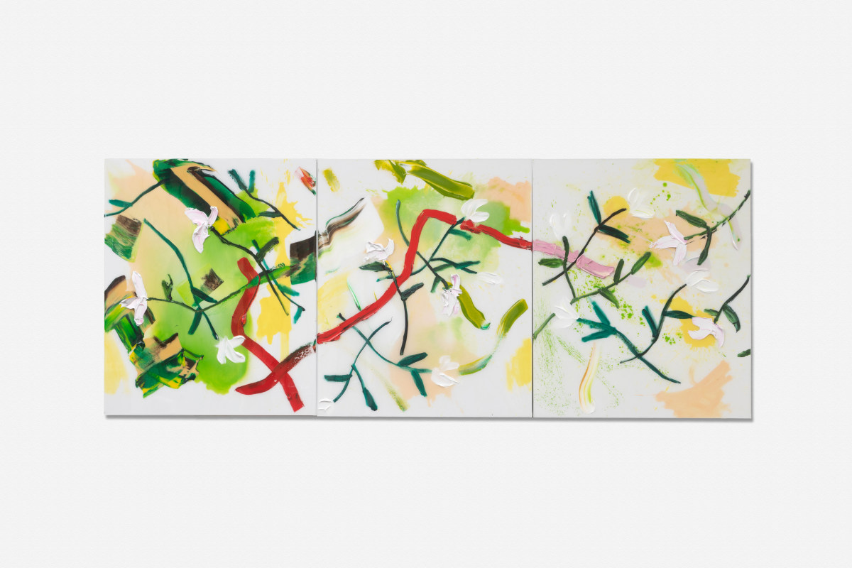 Falling Lilies Red Line