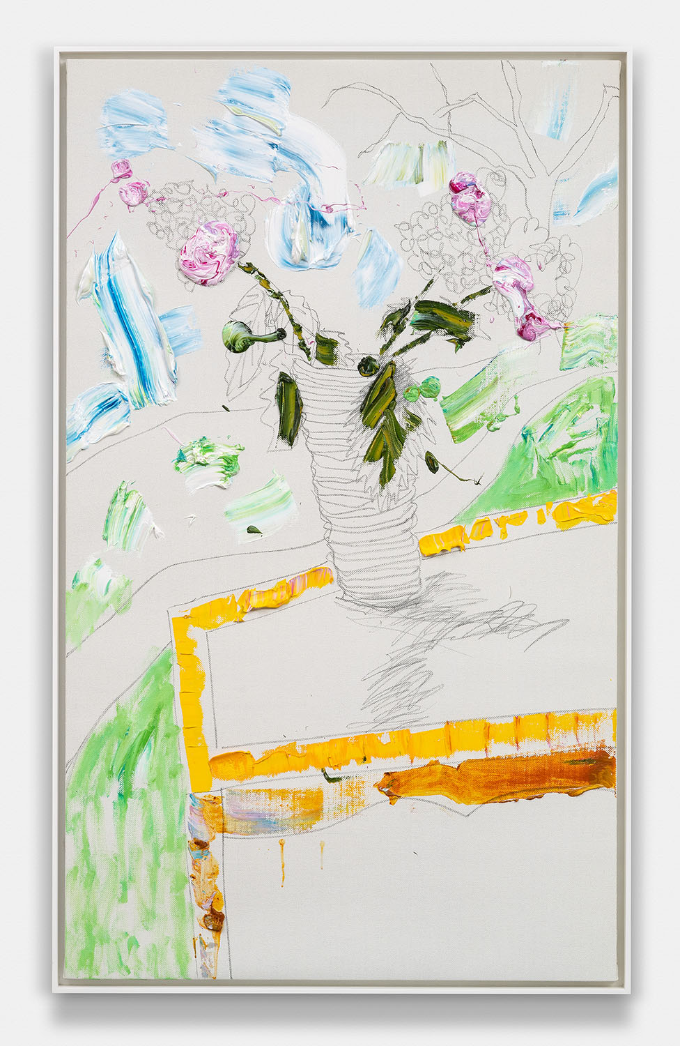 Bright Hydrangeas On Table