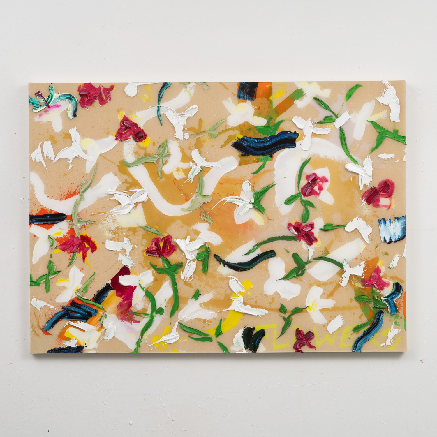 Falling Flowers- Red and White