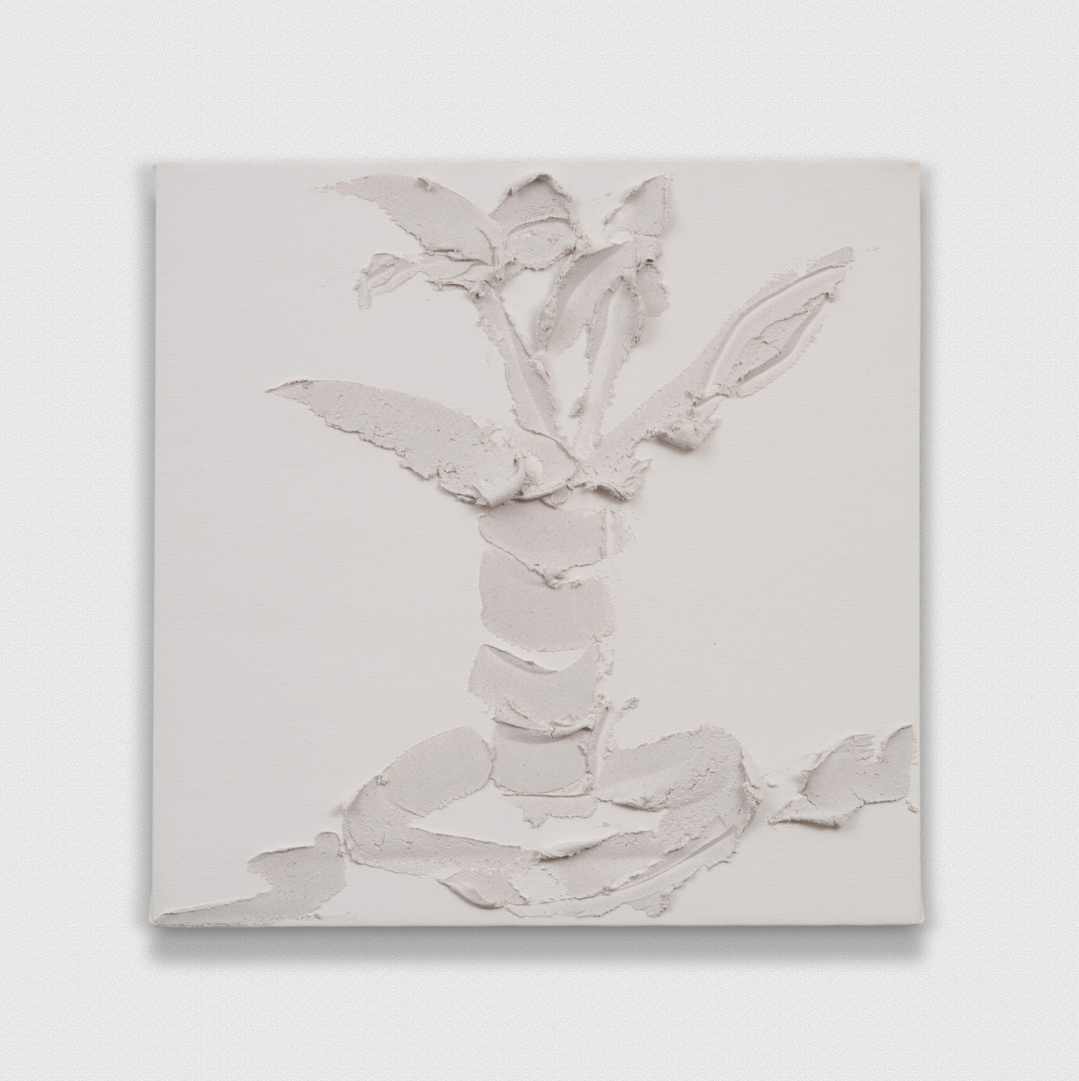 Lilies In Vase On Plate