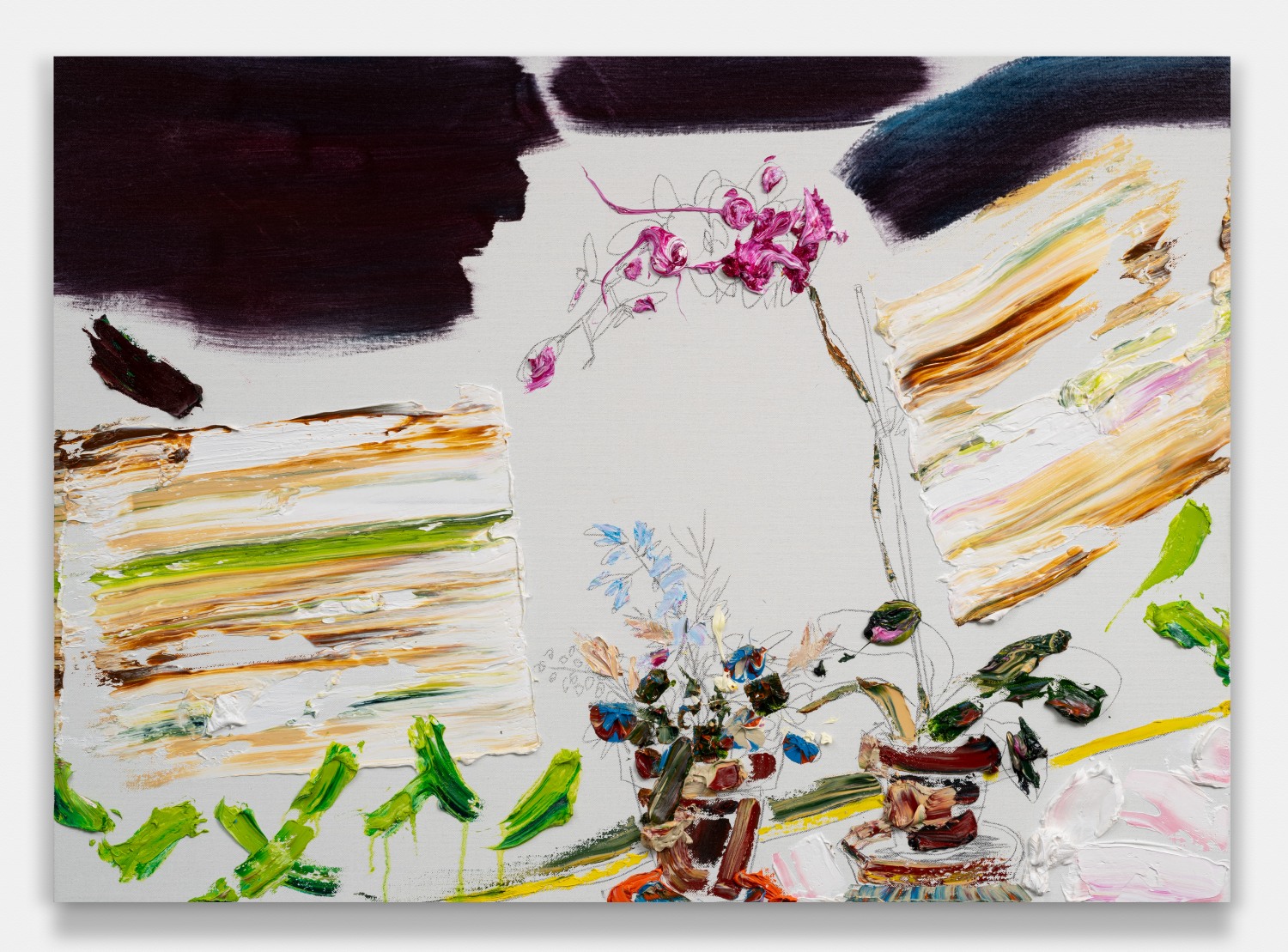 Emerald Cut Orchid Still Life