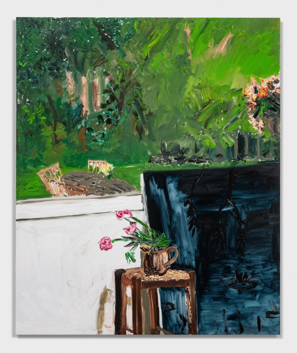 Studio Window With Peonies