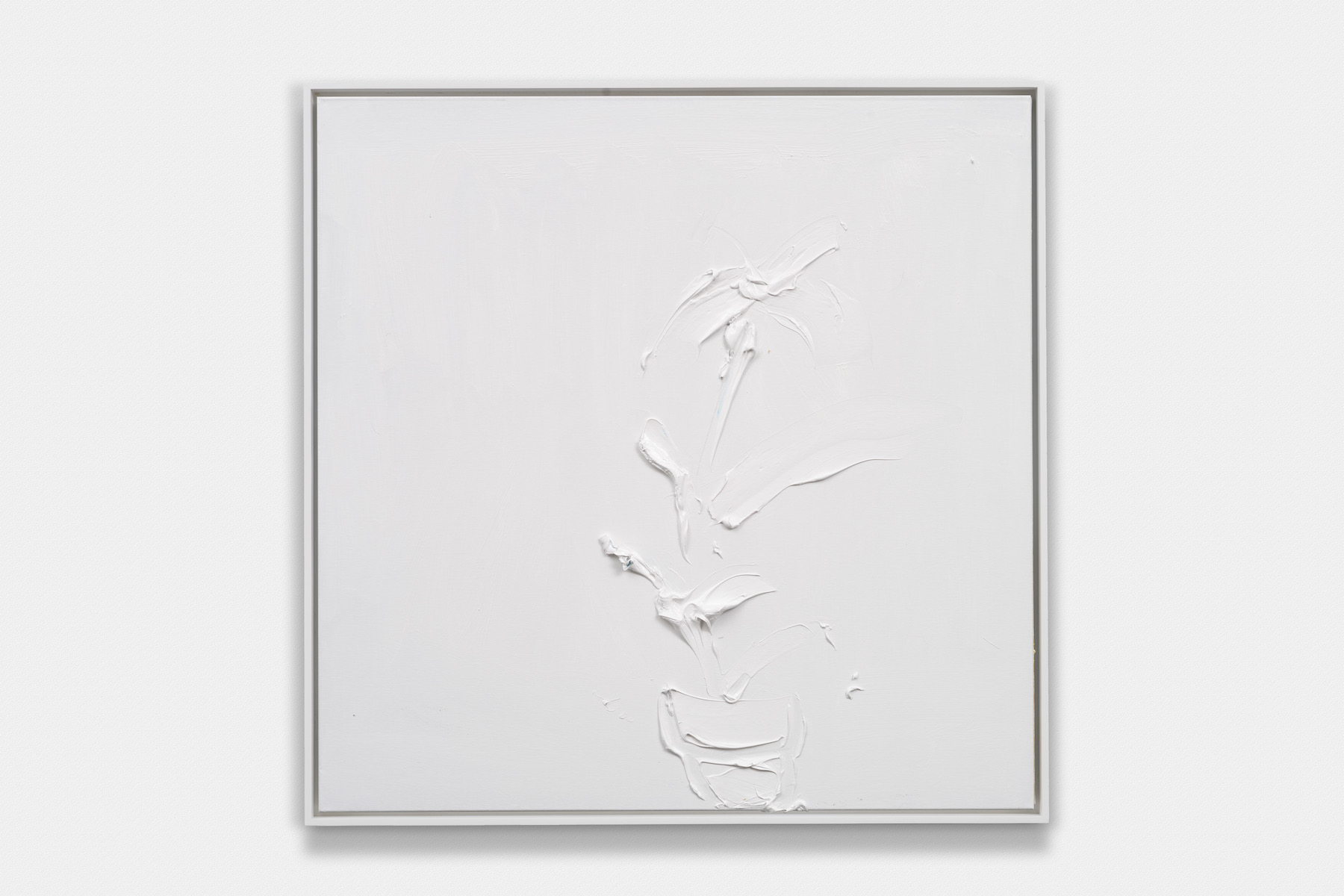 White On White: Potted Lily