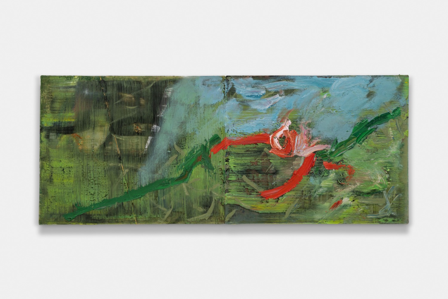 Abstract Still Life Across Two Canvas