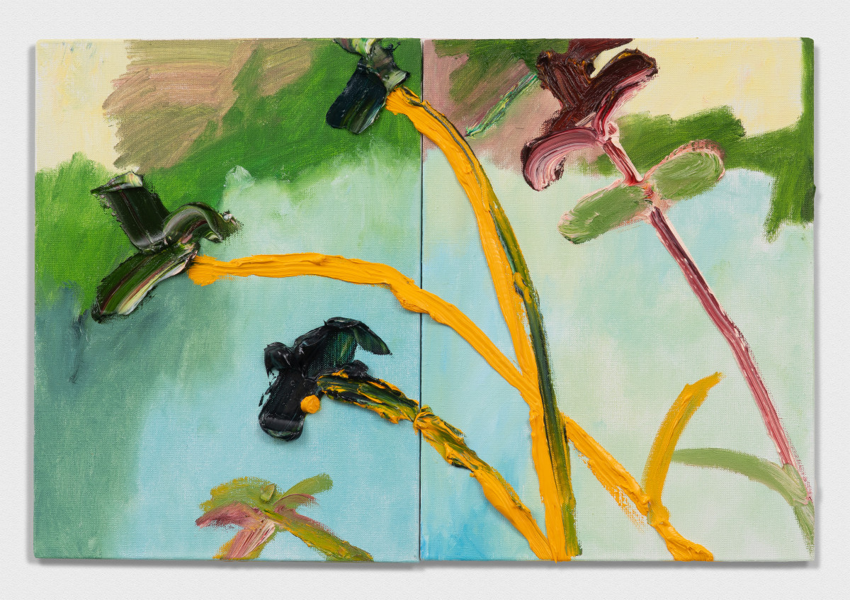 Flowers Reach For Sun Diptych