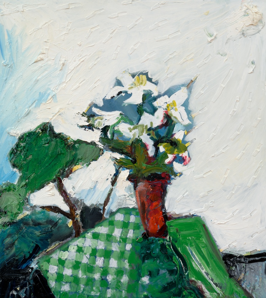 Still Life With Green Checkered Cloth