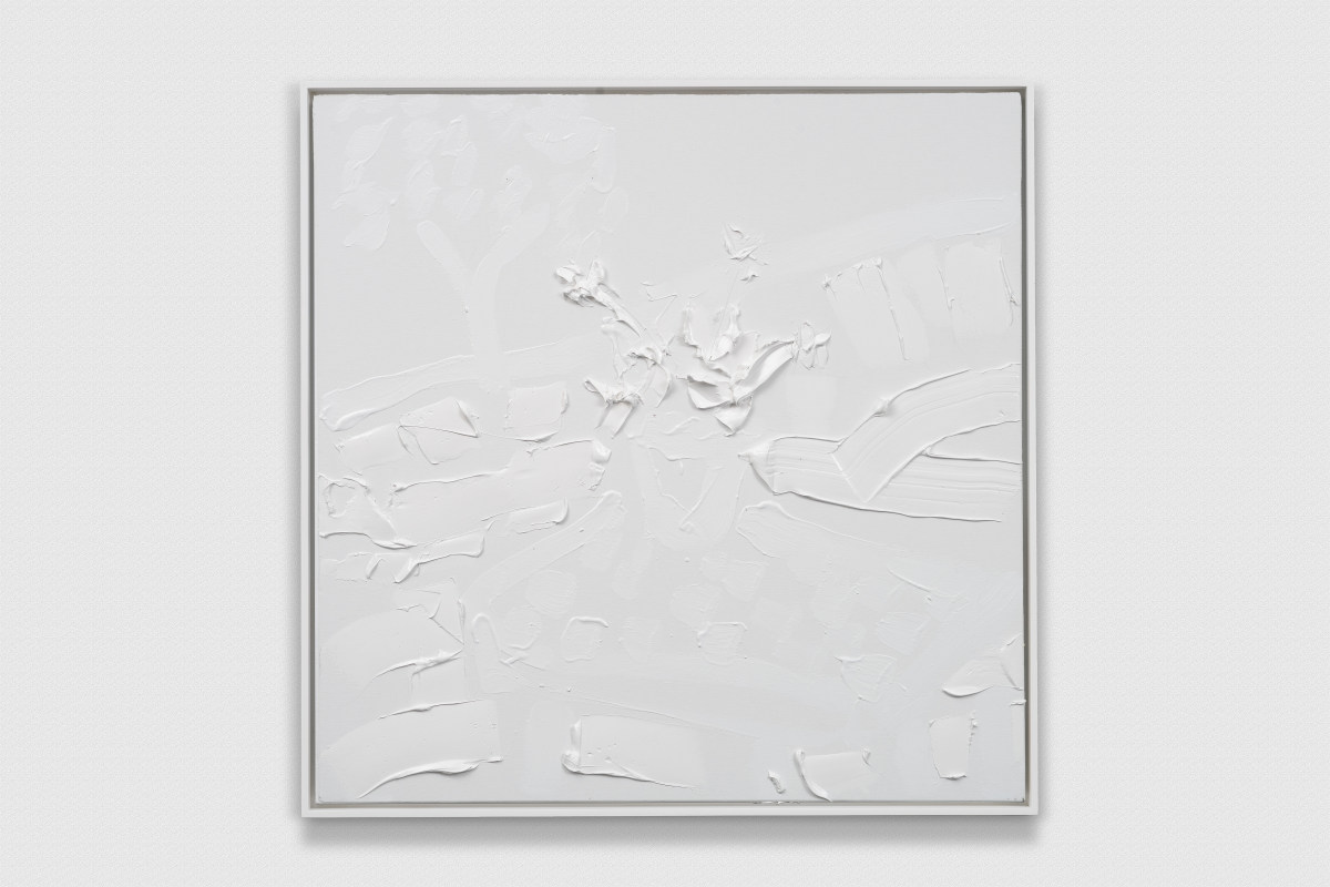 White Vase On Checkered Table