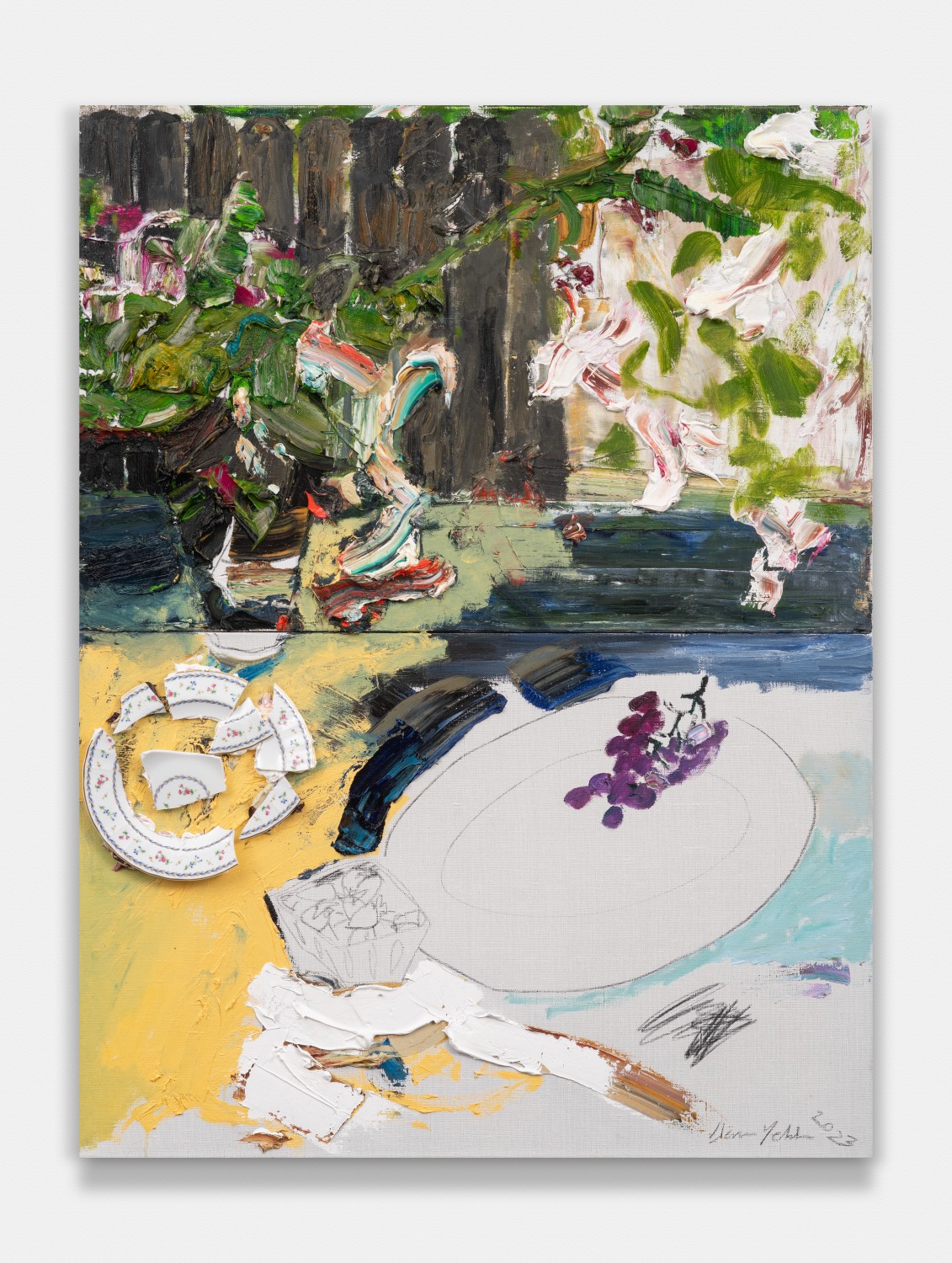 Still Life With Plate And Strawberries