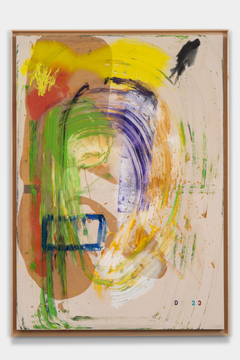 Blue Rectangle Swirl