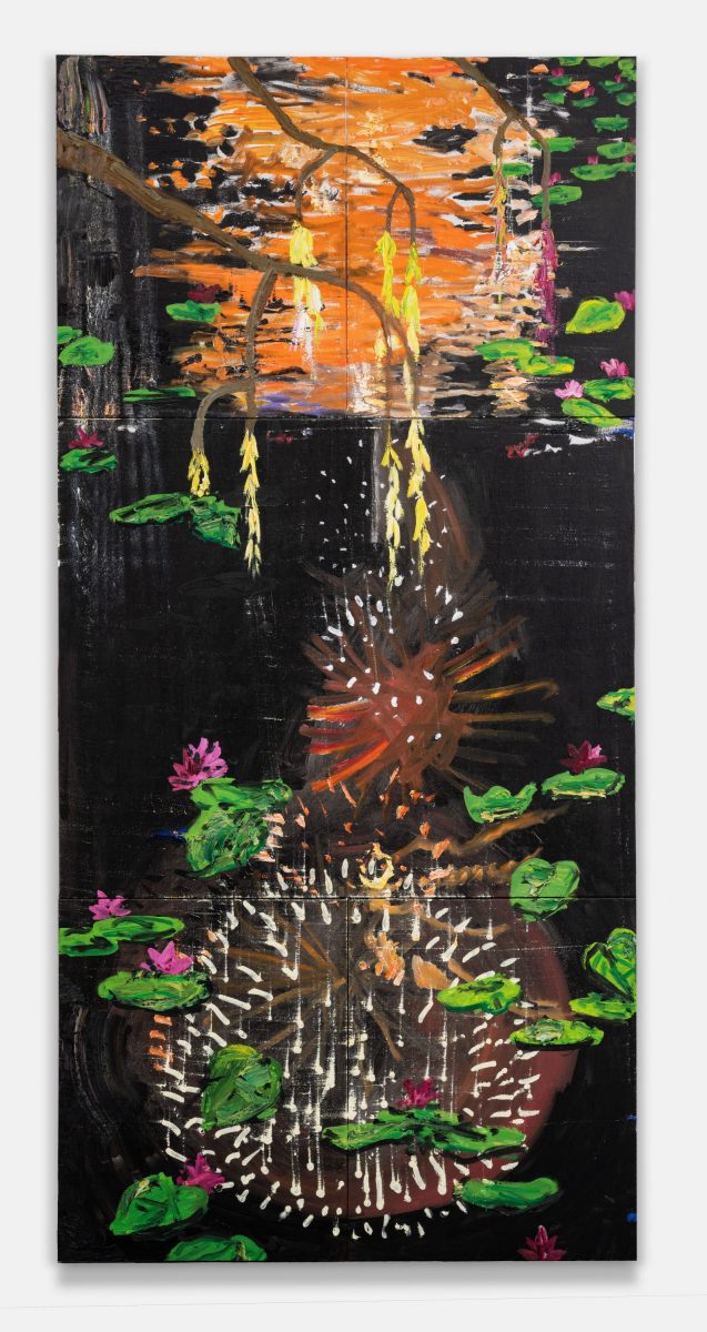 Firework Reflection Pond