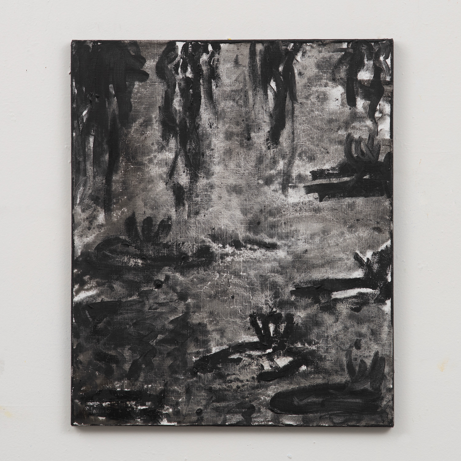 Water Lilies: After Monet (Like Looking At A Bad Black And White Photo In An Old Textbook” version 2