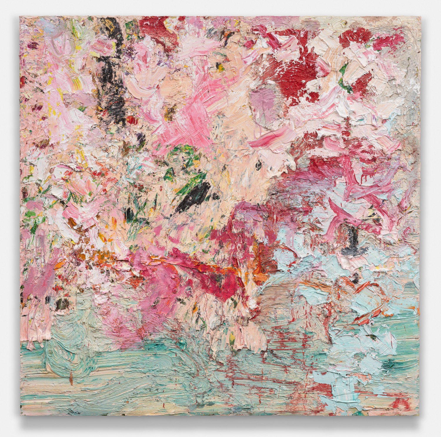 Abstract With Pink And Teal