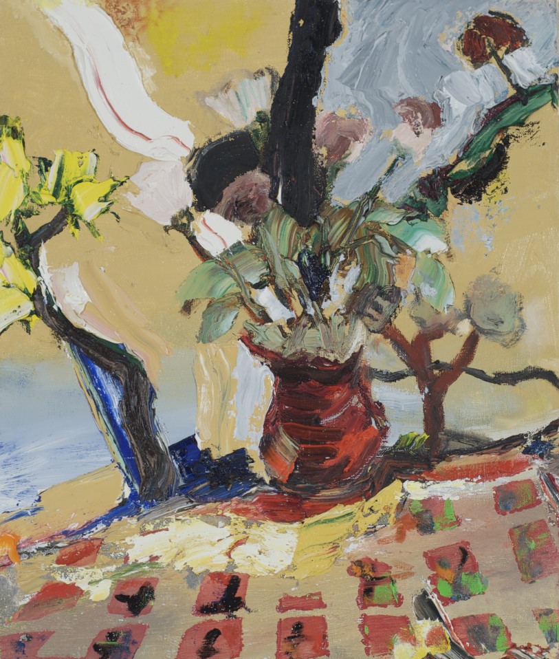 Still Life with Checkered Tablecloth