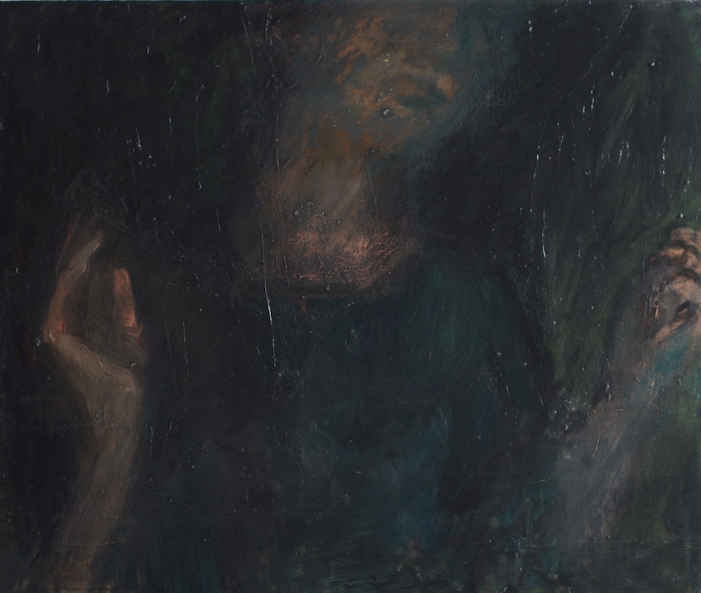 Dark Self With Hands Raised