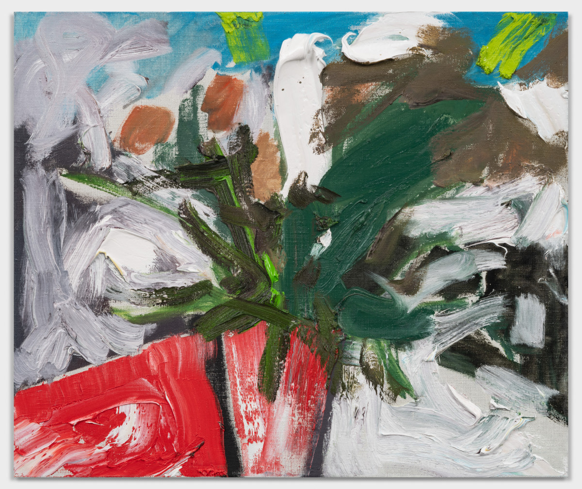 Edge Of Red Table Vase