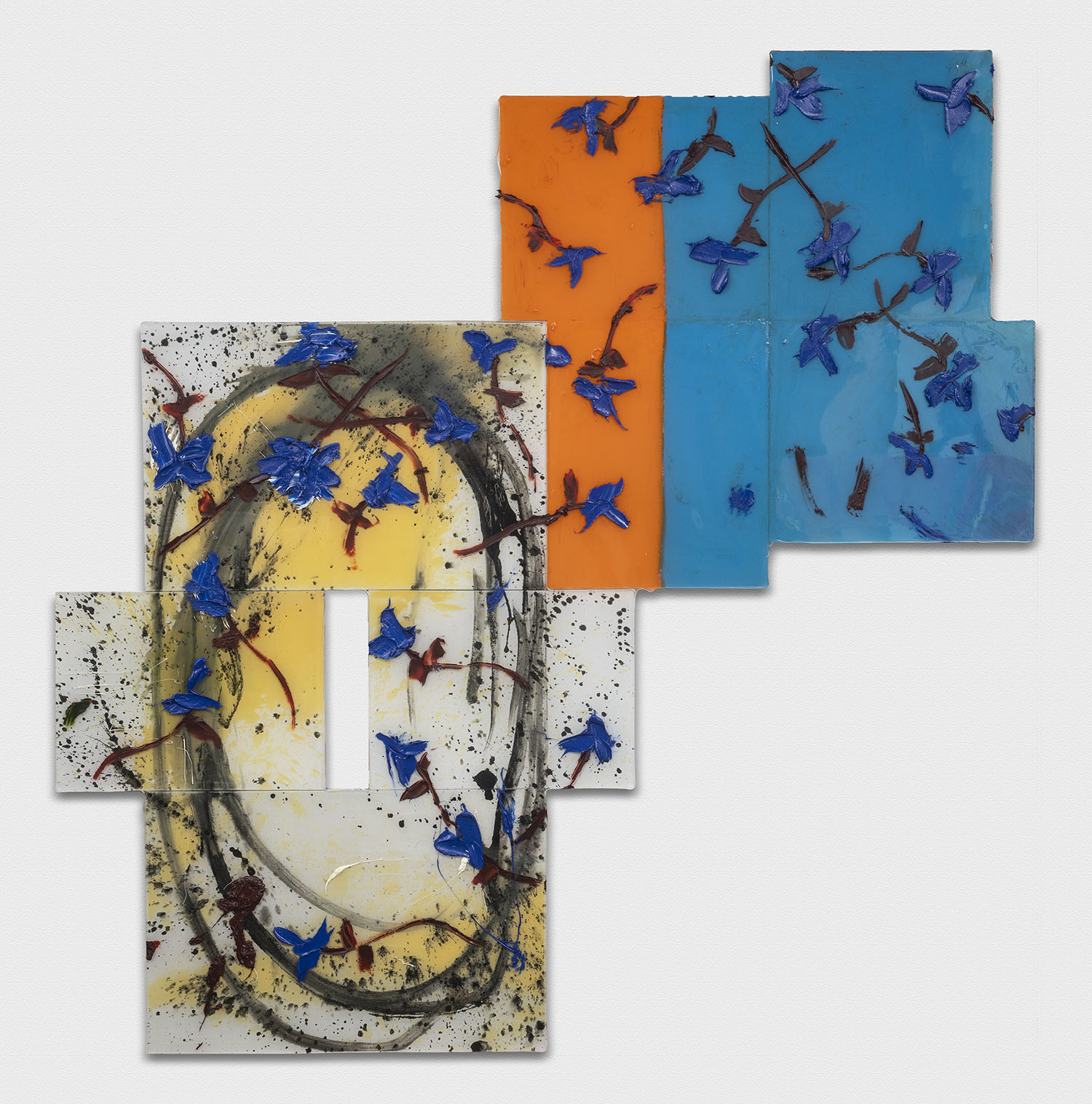 Galaxies And Flowers