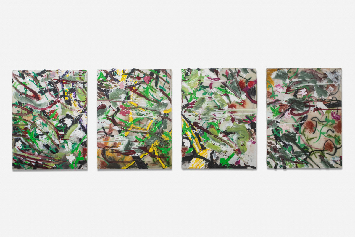 Four Falling Flowers 