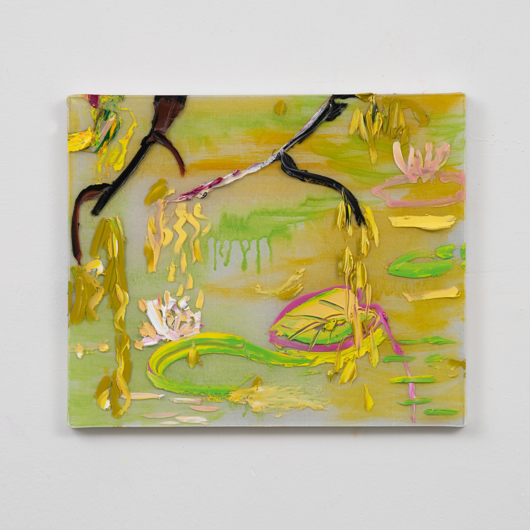 Bridgehampton Pond: Pink And Green