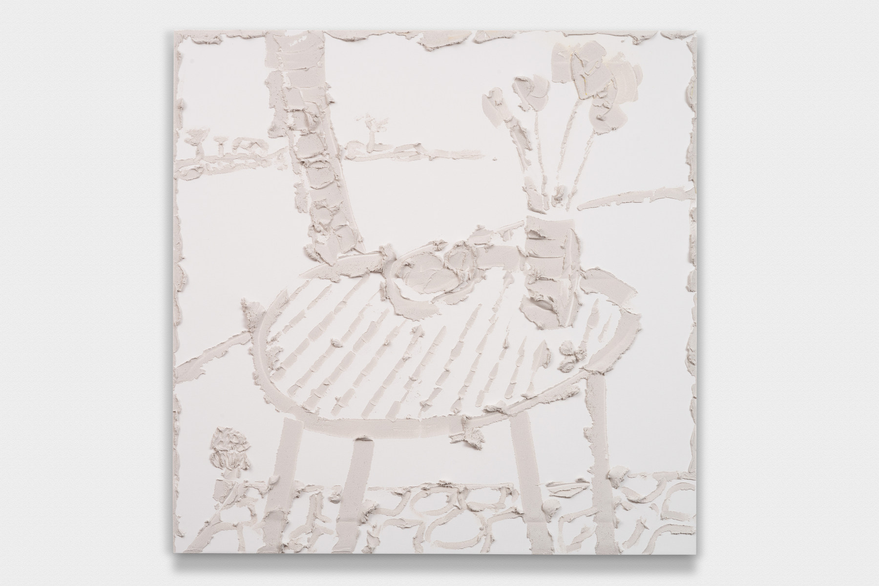 Cement Table With Tree