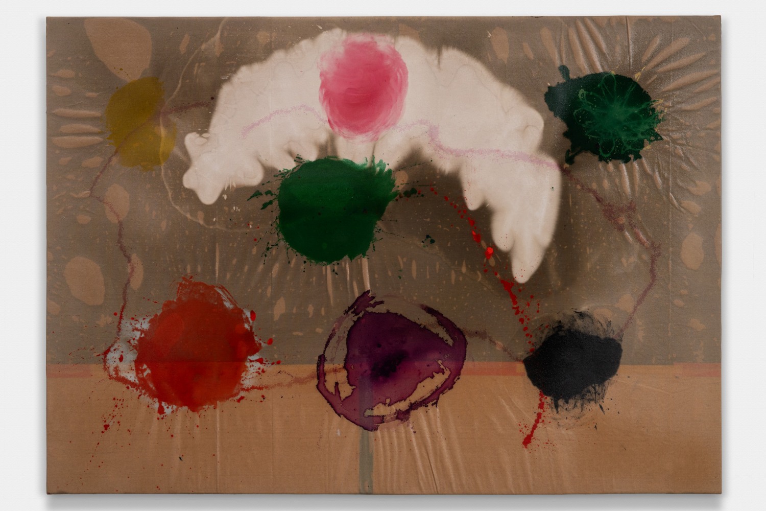 Cast Stain White Pink