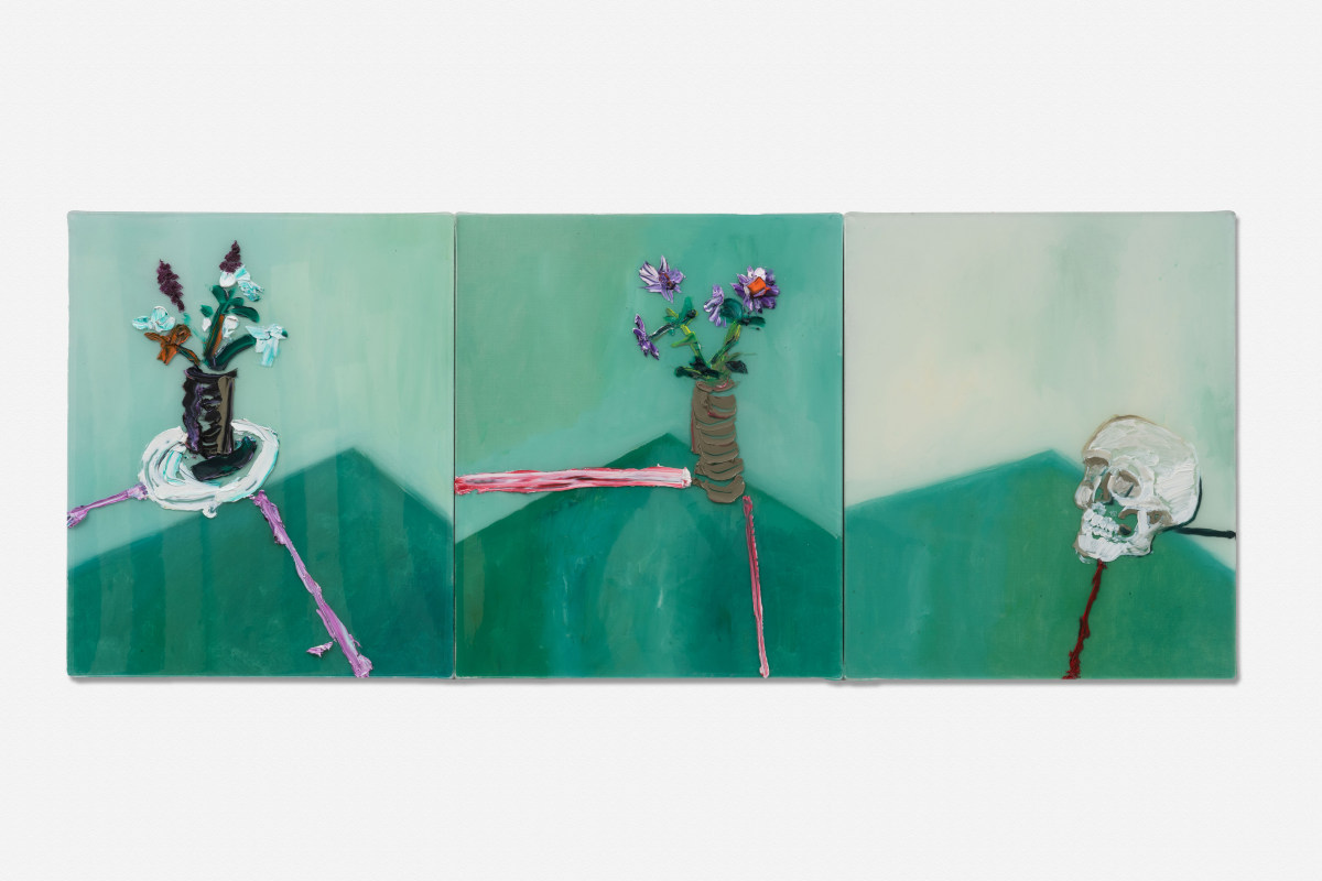 Still Life And Death Triptych