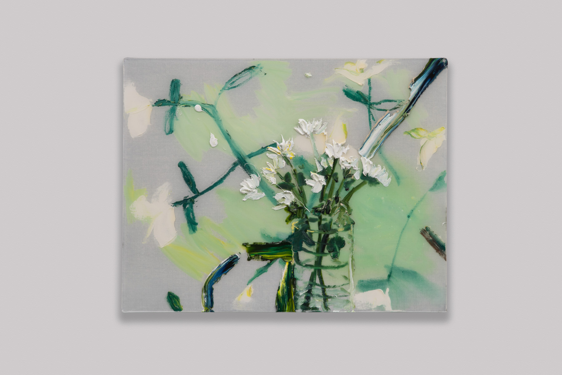 Lilies in Glass Vase