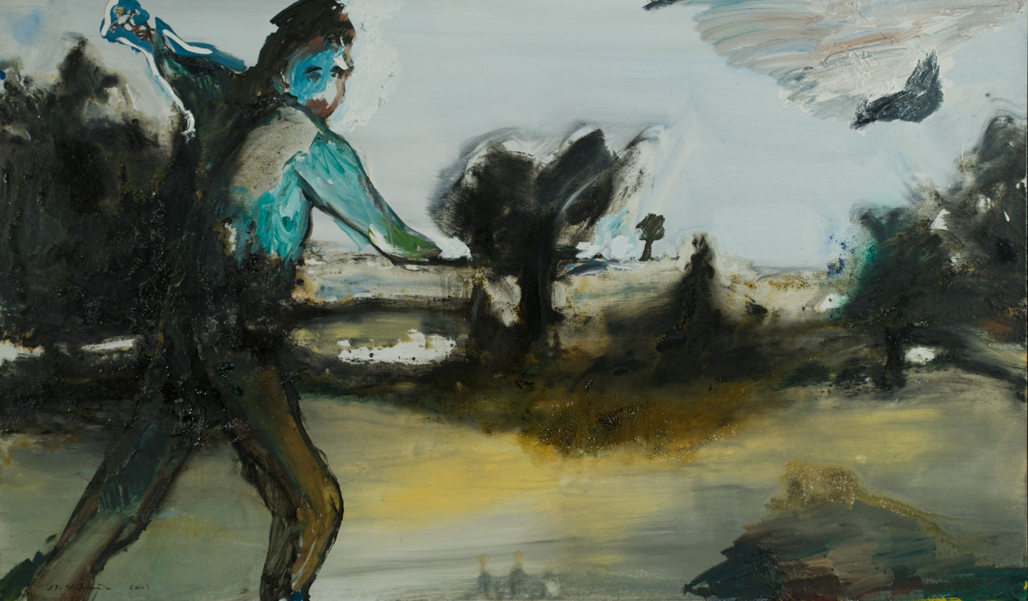 Figure in Landscape: Foreground, Middleground, Background