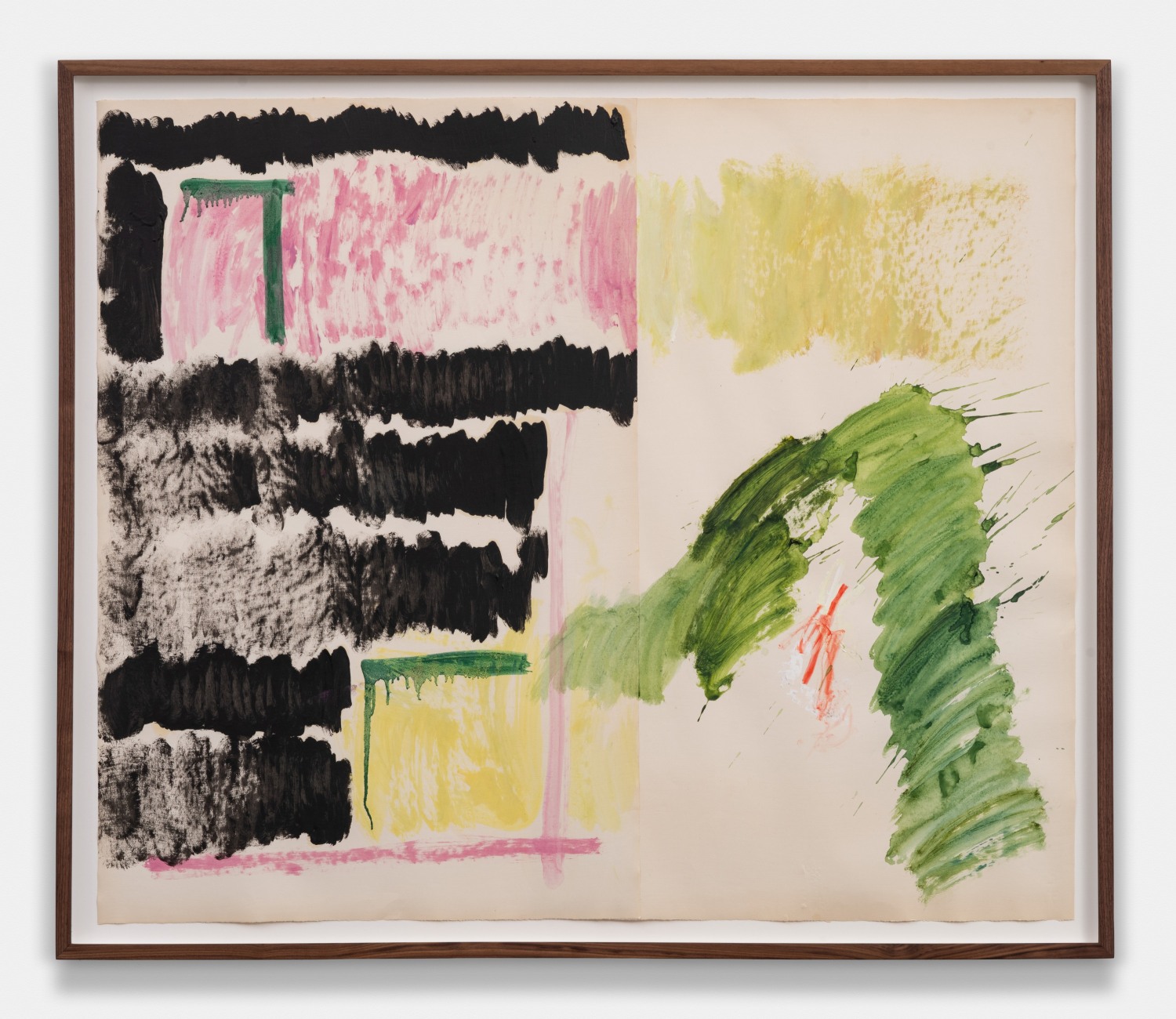 Abstract Pink And Green