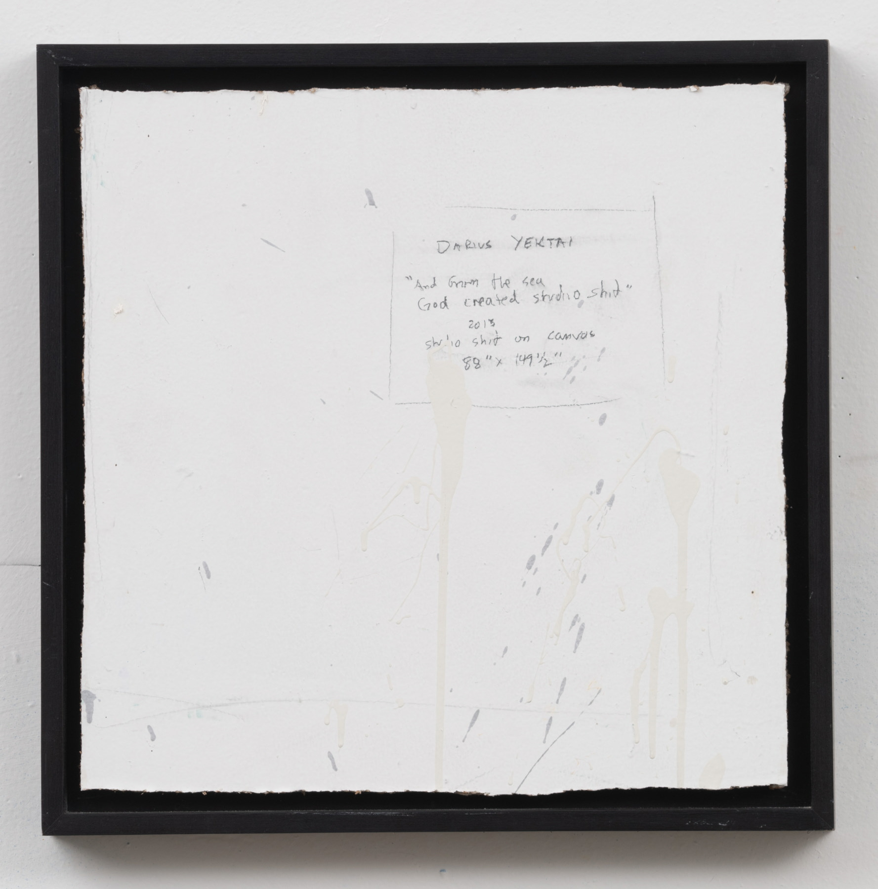 And From The Sea God Created Studio Shit