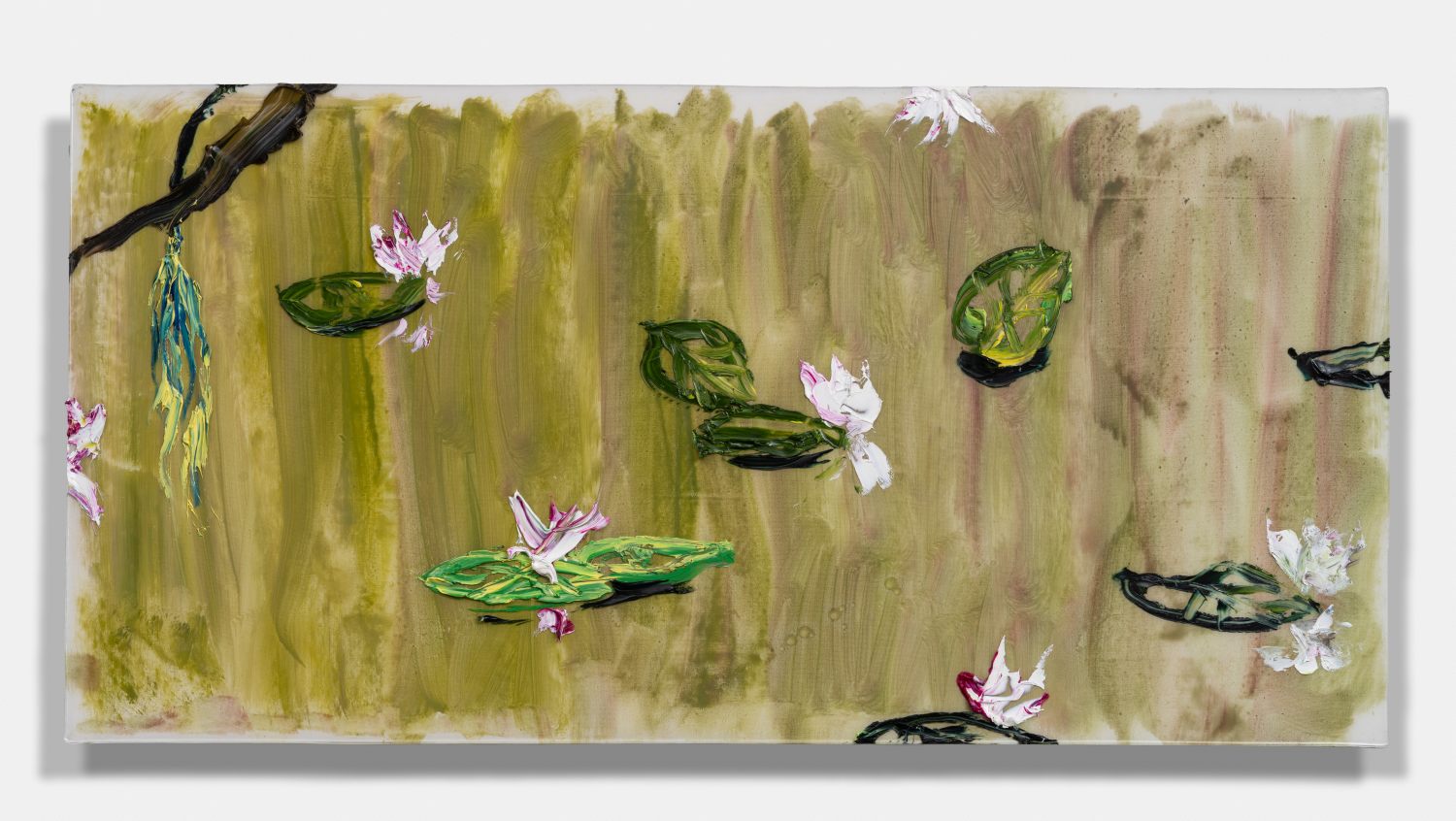 Lilies On Vertical Stroke Pond